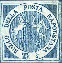 Francobollo Trinacria "modificato" del 1860