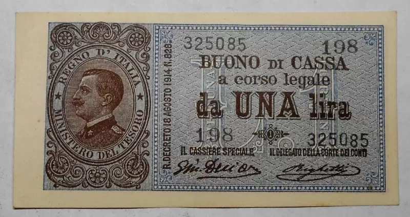banconota da 1 lira