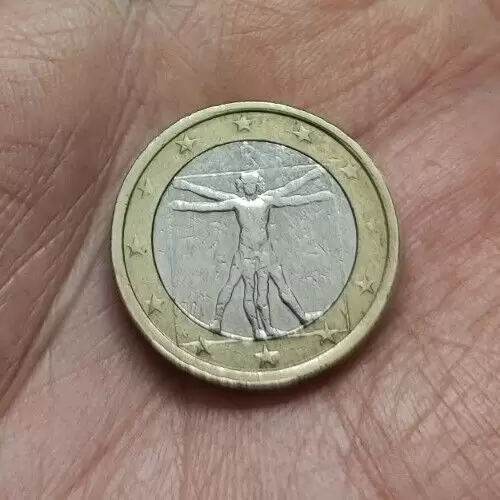  moneta da 1 euro errore di conio