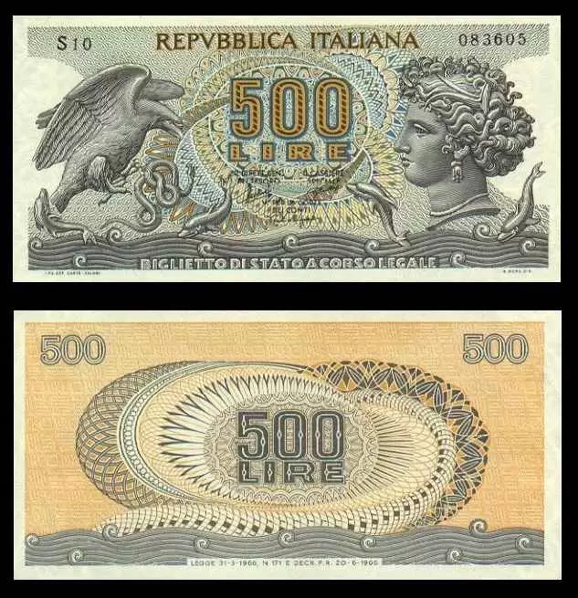 banconota da 500 lire